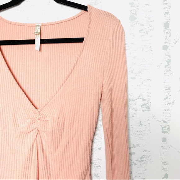 NEW Free People Cozy Up With Me Knitted Bodysuit - Picture 6 of 7